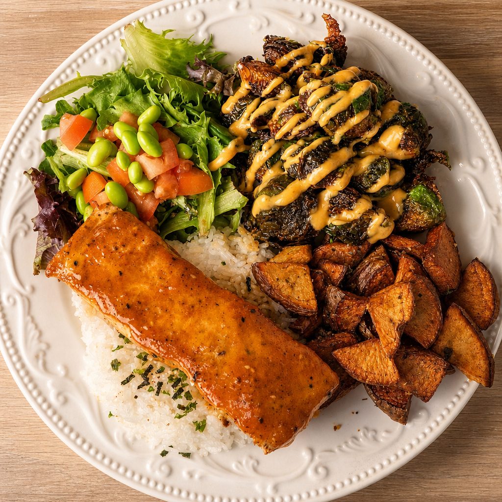 SALMON PLATE.